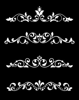 Kenarlıklar ve bölücüler retro tarzı