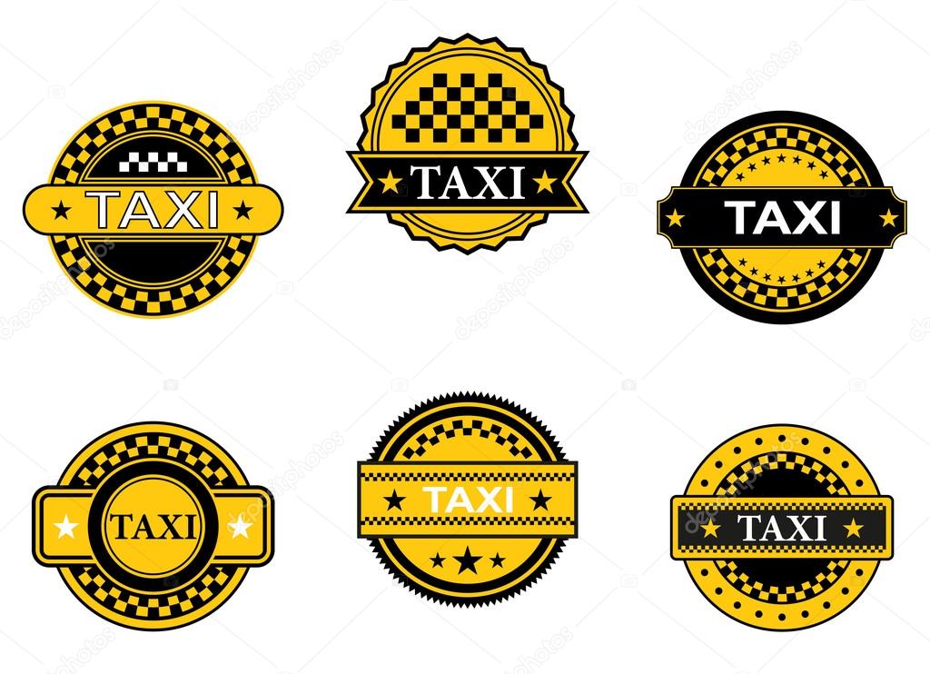 Taxi symbols and signs