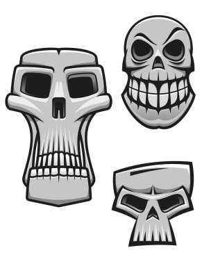 canavar ve zombi kafatasları