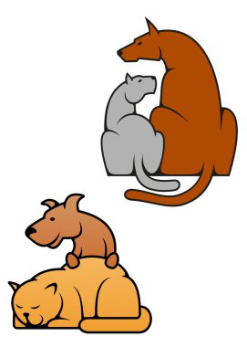 evcil kedi ve köpek