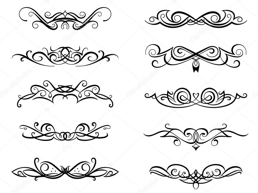 Vinhetas e monogramas — Vetor de Stock © Seamartini #27795313