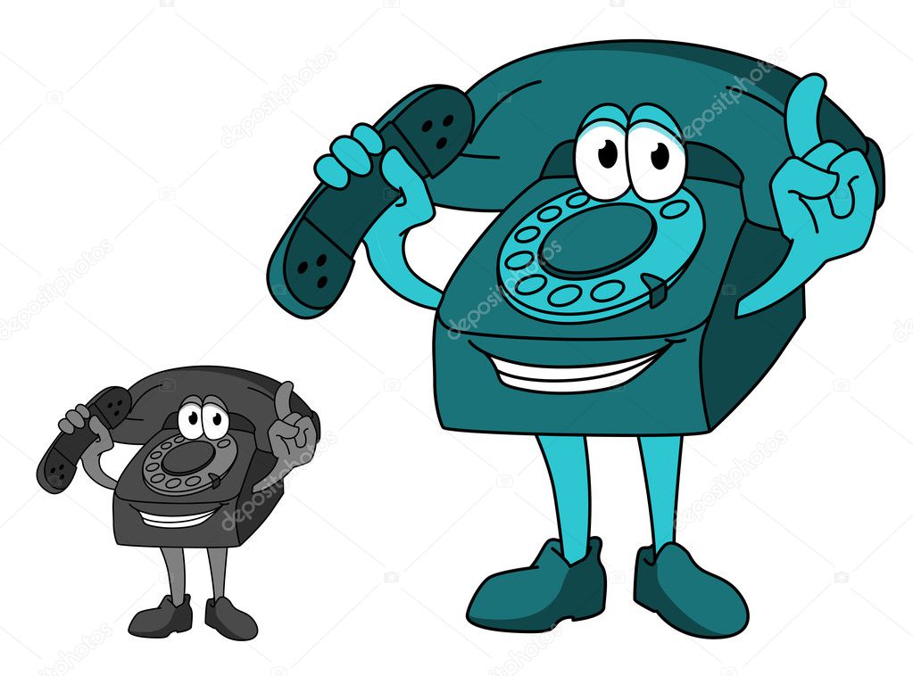 Cartoon telephone