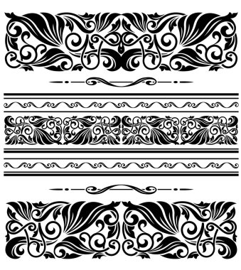 Dekoratif süs eşyaları ve desenler