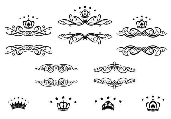 Декоративные рамы с коронами
