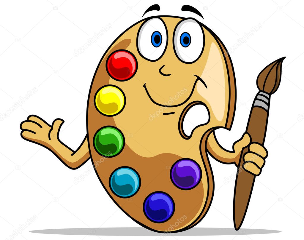 Paleta de arte de dibujos animados Vector de stock #29729203 de