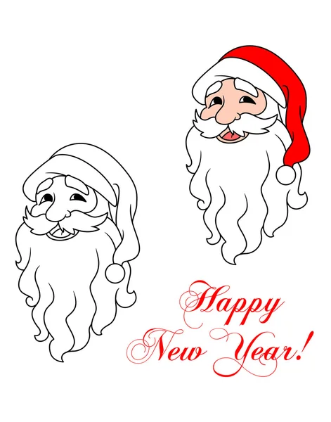 Happy Santa Claus — Stock Vector