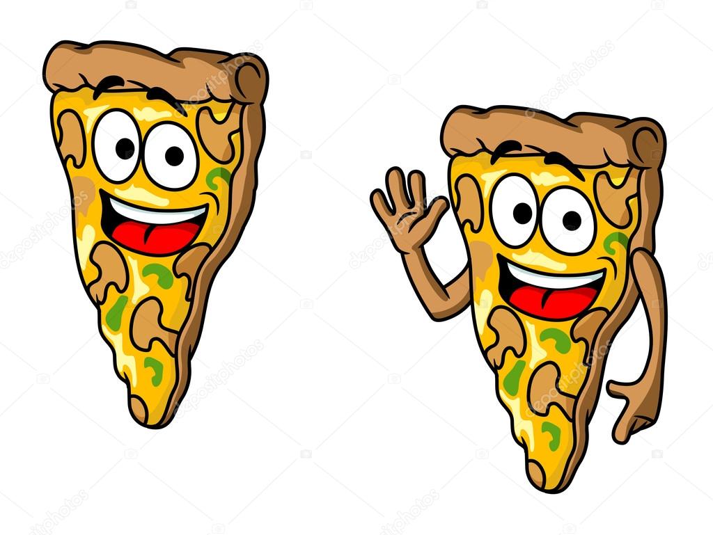Pizza slice in cartoon style Stock Vector Image by ©Seamartini #33247083 Pizza slice in cartoon style Stock Vector Image by ©Seamartini #33247083