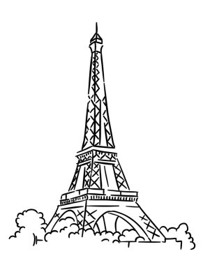 Paris, Fransa 'daki Eyfel Kulesi