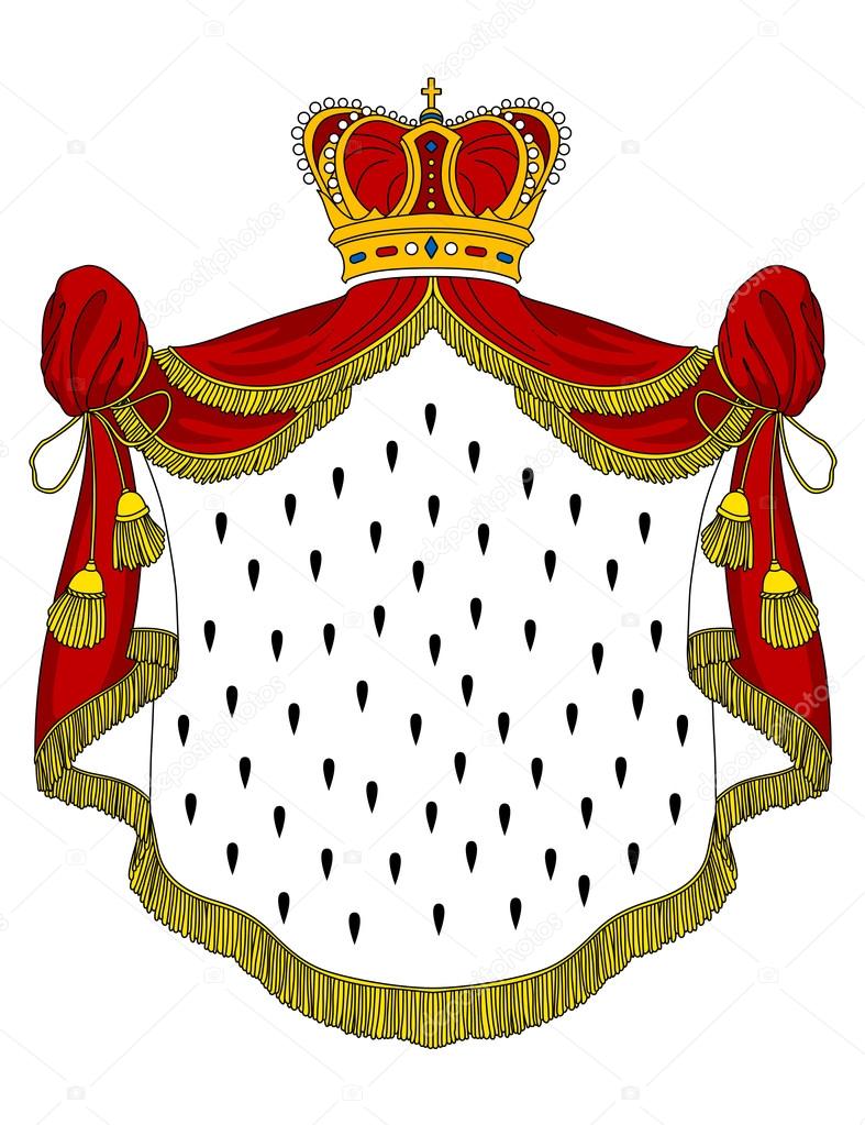 Medieval royal mantle