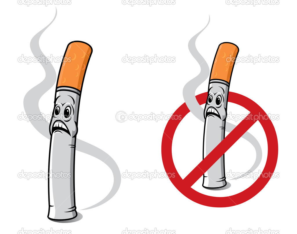 Cartoon cigarette