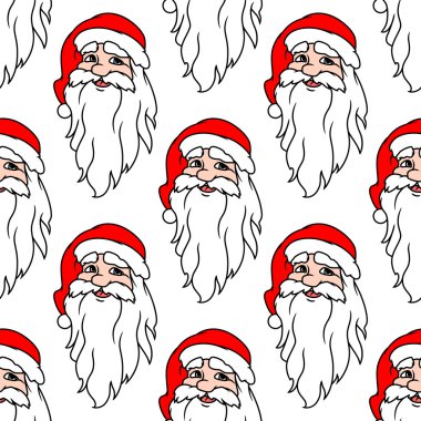 komik Noel Baba ile Seamless Modeli
