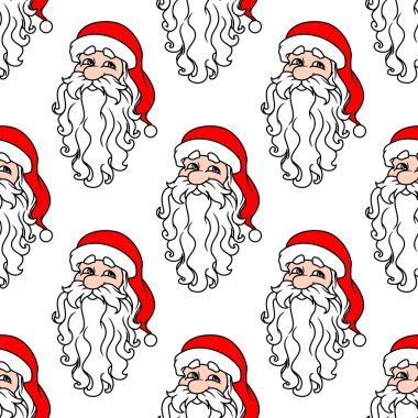 Noel Baba Noel için seamless modeli