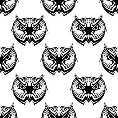 yaşlı bilge baykuş sorunsuz desen