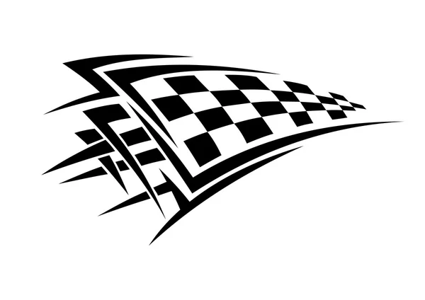 Tribal sport racing tatuering — Stock vektor