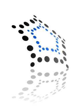 nokta soyut geometrik desen