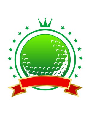 Golf Şampiyonası simgesini veya Kazananlar afiş