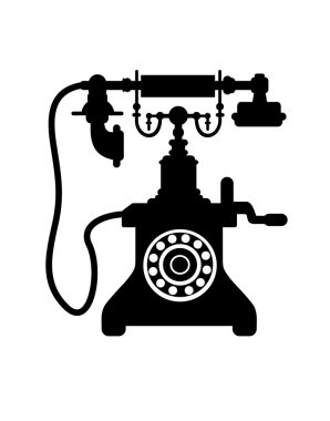 eski vintage telefon