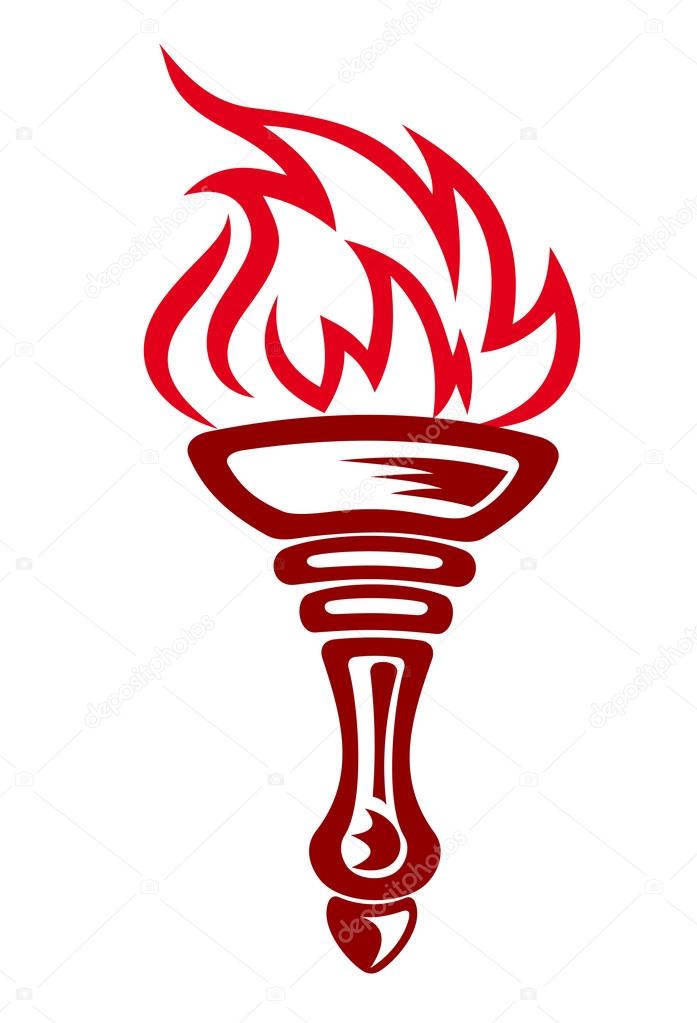 Burning torch