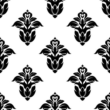 bitkisel motifler ile Seamless Modeli