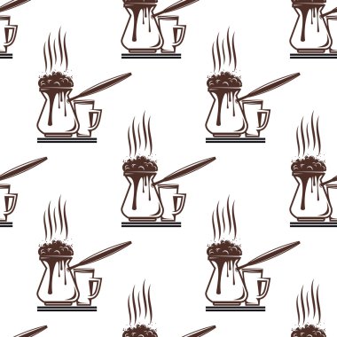 kahve seamless modeli