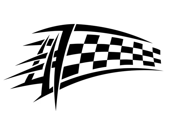 Racing tribal tattoo — Stockvector