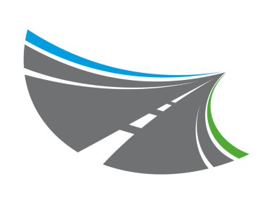 stilize lanmış yol işaretleri ile