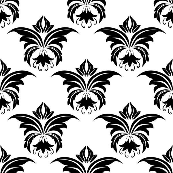 Modèle arabesque floral sans couture — Image vectorielle