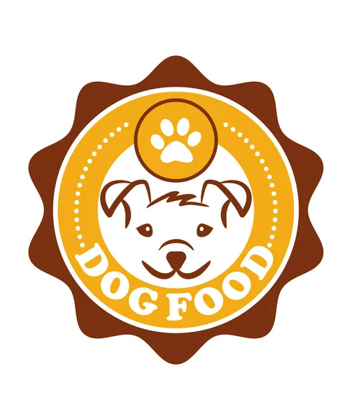 Hond voedsel pictogram — Stockvector