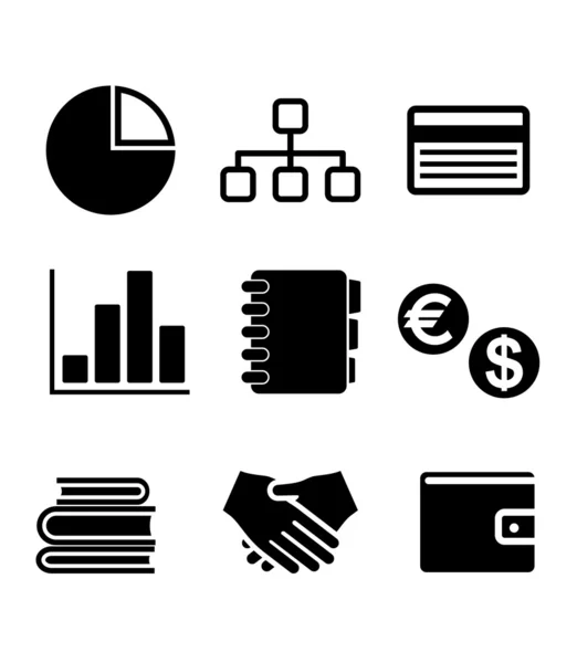 Business icons set — Stock Vector