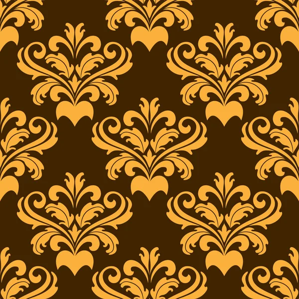 Damask style seamless pattern — Stock Vector