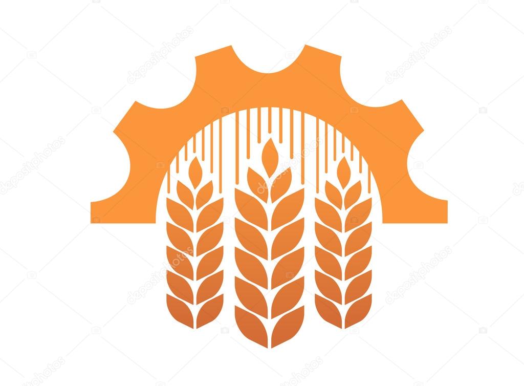 Industry and agriculture symbol