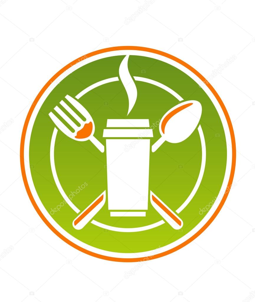 Restaurant icon for fastfood