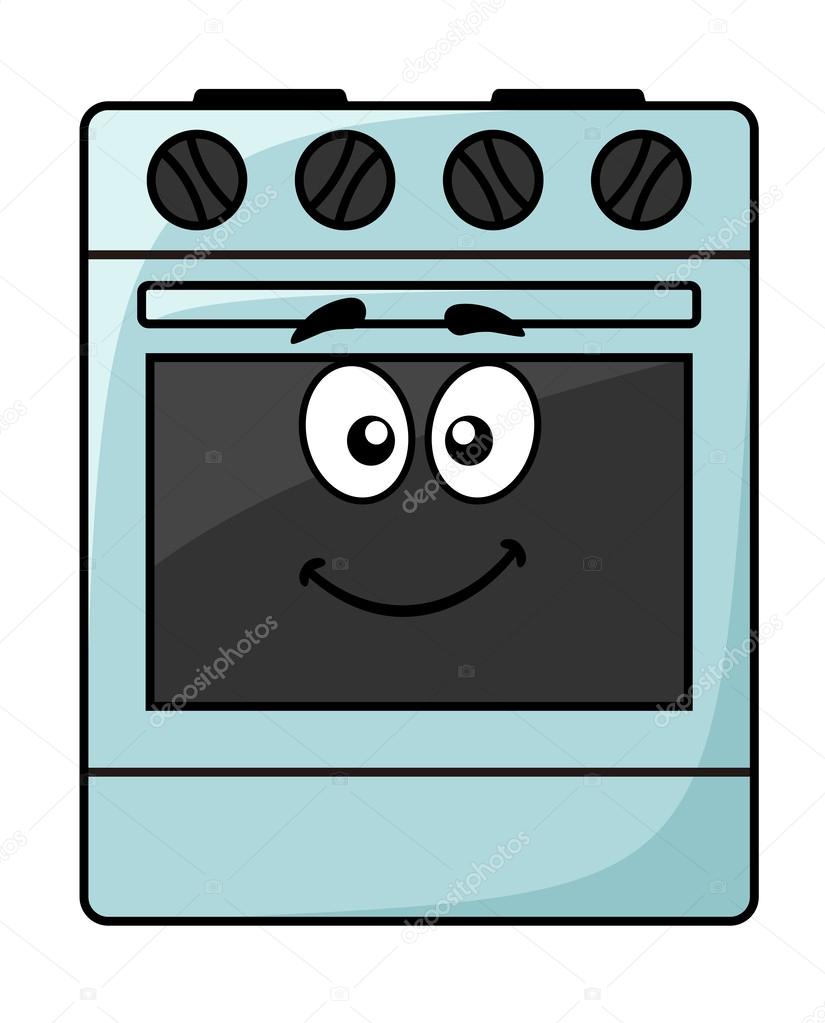 Fun kitchen appliance - a happy oven