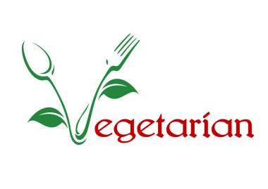 Vegetarian food icon clipart