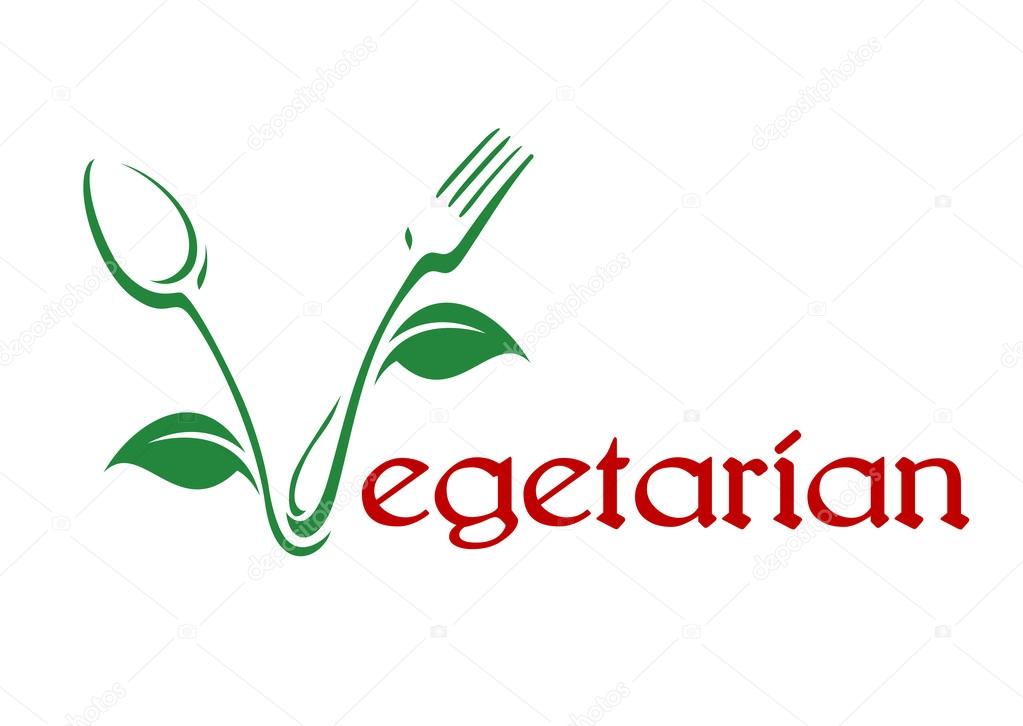 Vegetarian food icon