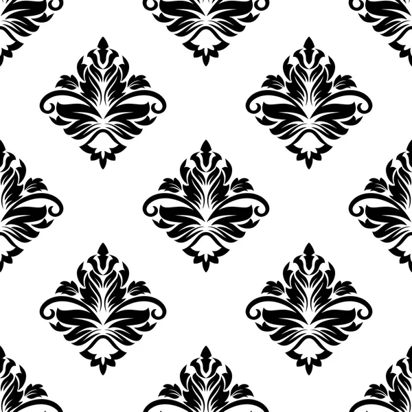 Geometrische arabesque patroon met florale motief — Stockvector