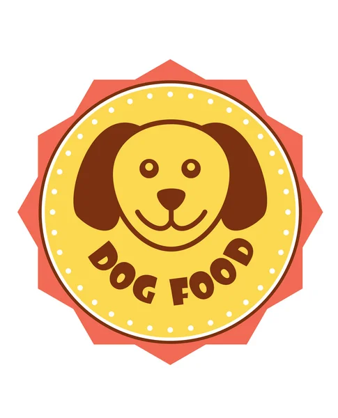 Dog Food label — Stock Vector