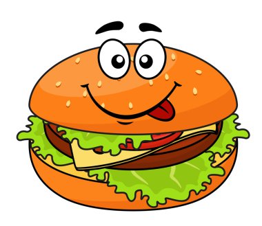 lezzetli etli peynirli burger üzerine susam çörek