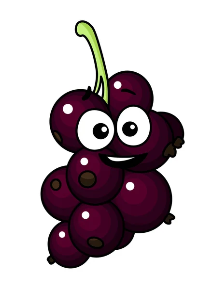 Cartoon bunch of healthy currant berries — Vetor de Stock