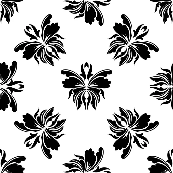 Élégance motif floral sans couture — Image vectorielle