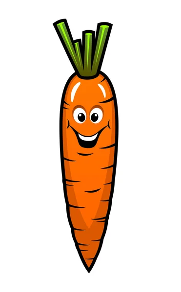 Verdura di carota arancione fresca — Vettoriale Stock