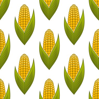 üzerinde olgunlaşmış altın Mısır seamless modeli