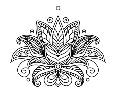 Türk ya da Farsça çiçek tasarım