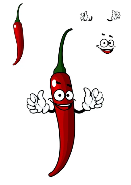 Red hot spicy chili pepper — Stock Vector