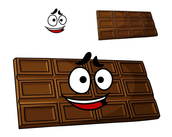 Postre de chocolate de dibujos animados — Vector de stock