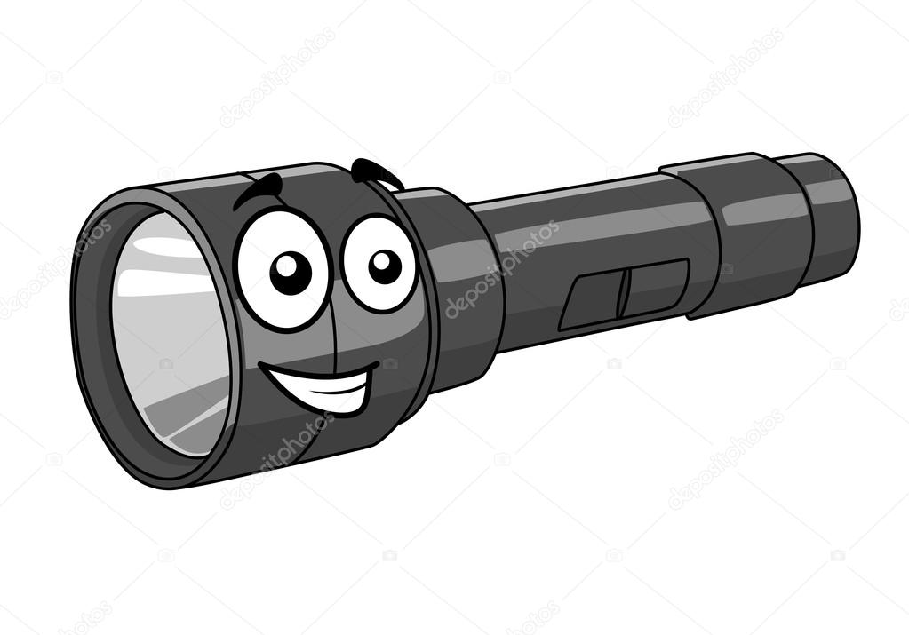 Cartoon torch with a happy smile — Stock Vector © Seamartini #45404437