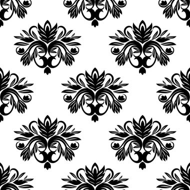 Vintage damask seamless modeli