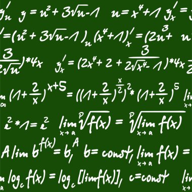 Matematiksel denklemler seamless modeli