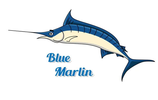 Marlin blu — Vettoriale Stock