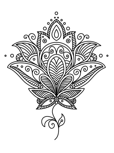 Diseño paisley persa — Vector de stock